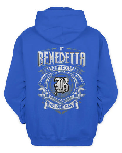 BENEDETTA AP81-K4-626 - Personalized Ahmed Quote Apparel “If Ahmed Can't Fix It, No One Can” - Unisex Hoodie - Royal