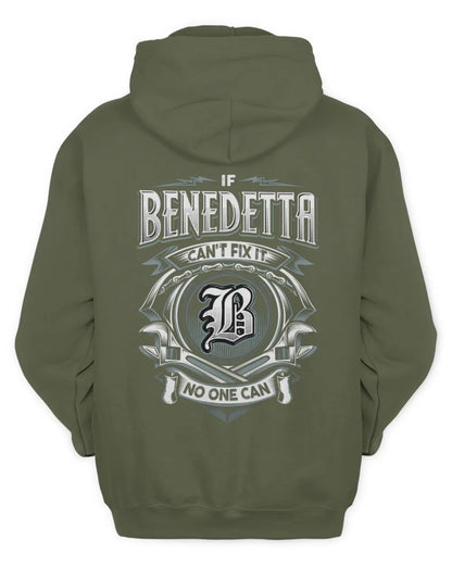 BENEDETTA AP81-K4-626 - Personalized Ahmed Quote Apparel “If Ahmed Can't Fix It, No One Can” - Unisex Hoodie - Military Green