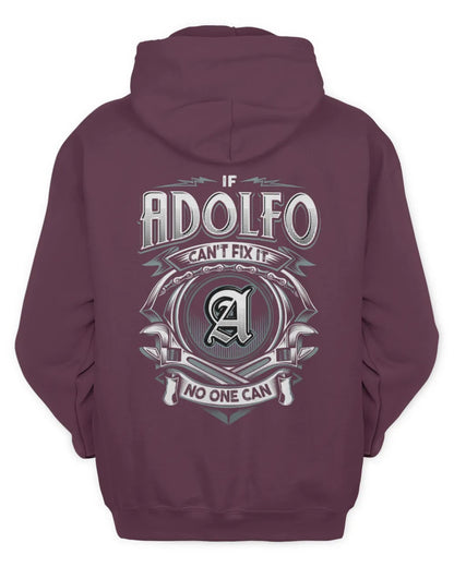 ADOLFO AP81-K4-626 - Personalized Ahmed Quote Apparel “If Ahmed Can't Fix It, No One Can” - Unisex Hoodie - Maroon
