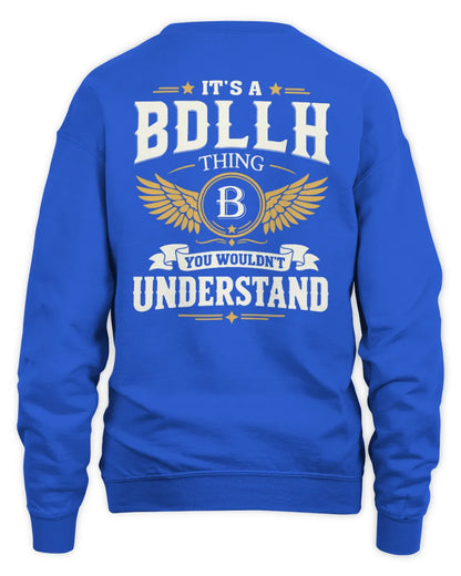 BDLLH KT06-M008 It’s a [NAME] Thing – You Wouldn’t Understand | Personalized Vintage T-Shirt - Unisex Sweatshirt - Royal