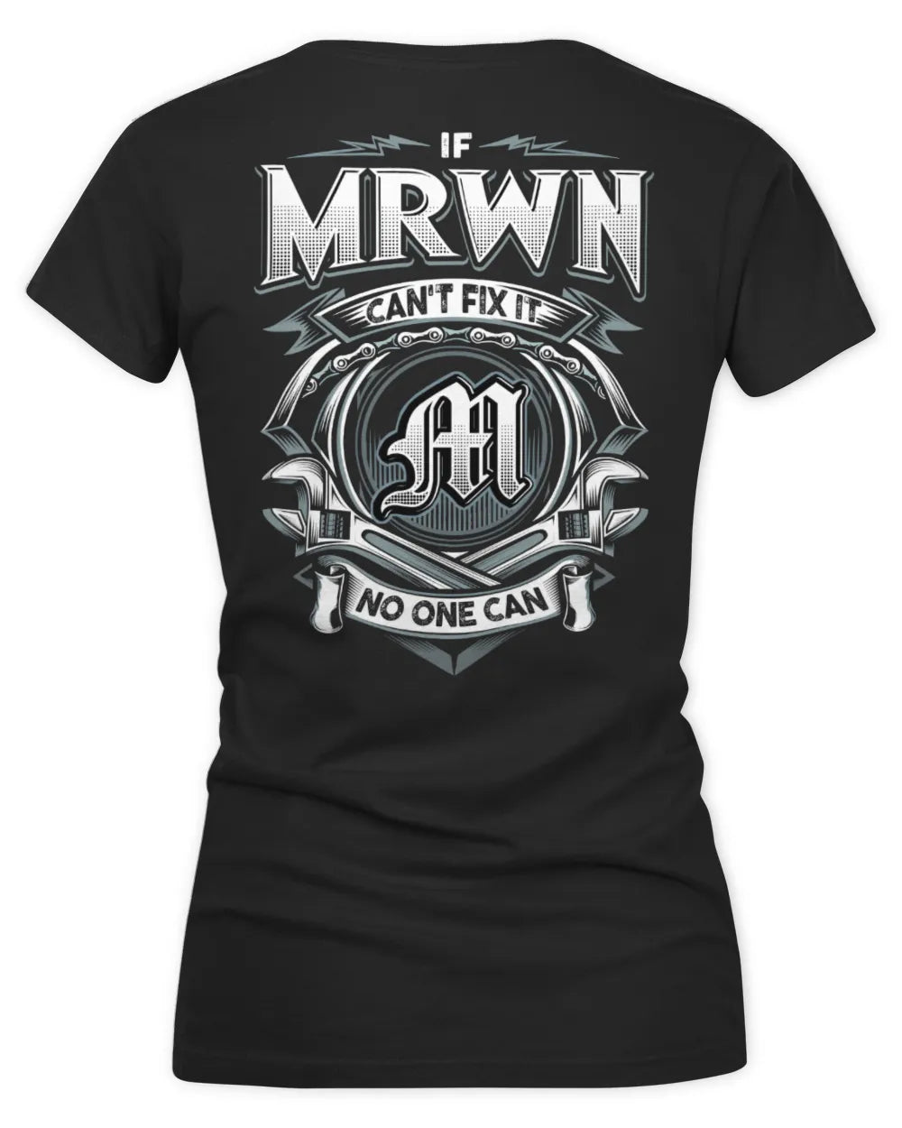 MRWN AP81-K4-626 - Personalized Ahmed Quote Apparel “If Ahmed Can't Fix It, No One Can” - Women's V-Neck T-Shirt - Black