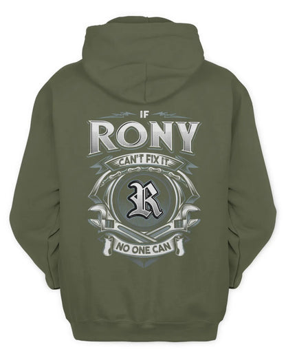 RONY AP81-K4-626 - Personalized Ahmed Quote Apparel “If Ahmed Can't Fix It, No One Can” - Unisex Hoodie - Military Green