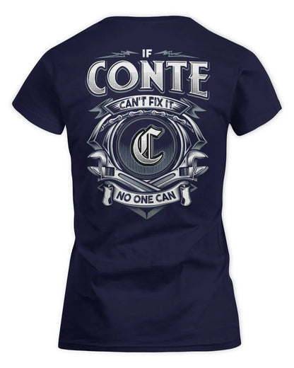 CONTE AP81-K4-626 - Personalized Ahmed Quote Apparel “If Ahmed Can't Fix It, No One Can” - Women's Standard T-Shirt - Navy
