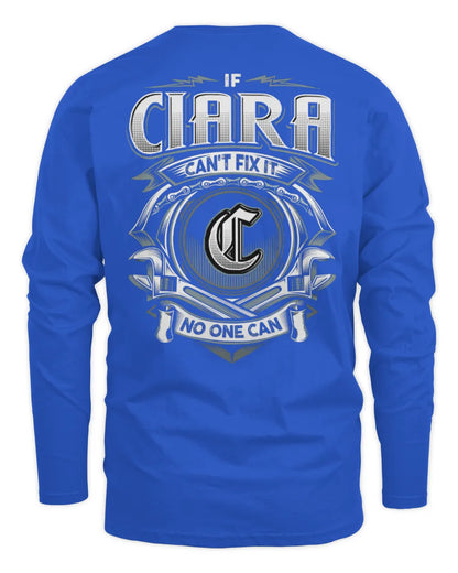 CIARA AP81-K4-626 - Personalized Ahmed Quote Apparel “If Ahmed Can't Fix It, No One Can” - Men's Long Sleeved T-Shirt - Royal
