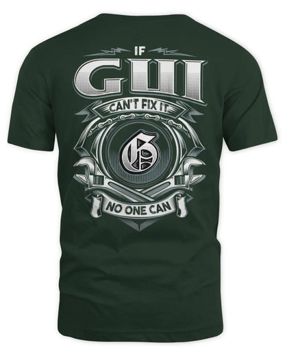 GUI AP81-K4-626 - Personalized Ahmed Quote Apparel “If Ahmed Can't Fix It, No One Can” - Unisex Standard T-Shirt - Forest Green