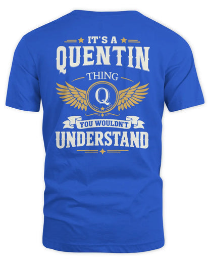 QUENTIN KT06-M008 It’s a [NAME] Thing – You Wouldn’t Understand | Personalized Vintage T-Shirt - Unisex Standard T-Shirt - Royal