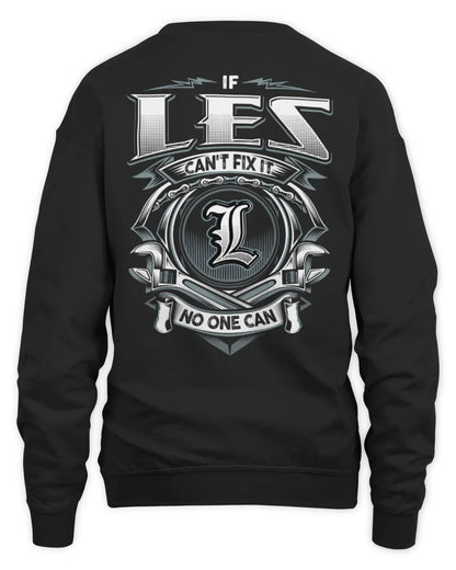 LES AP81-K4-626 - Personalized Ahmed Quote Apparel “If Ahmed Can't Fix It, No One Can” - Unisex Sweatshirt - Black