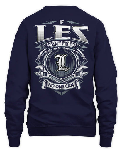 LES AP81-K4-626 - Personalized Ahmed Quote Apparel “If Ahmed Can't Fix It, No One Can” - Unisex Sweatshirt - Navy