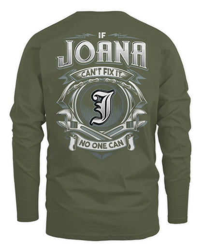 JOANA AP81-K4-626 - Personalized Ahmed Quote Apparel “If Ahmed Can't Fix It, No One Can” - Men's Long Sleeved T-Shirt - Military Green
