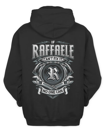 RAFFAELE AP81-K4-626 - Personalized Ahmed Quote Apparel “If Ahmed Can't Fix It, No One Can” - Unisex Hoodie - Black