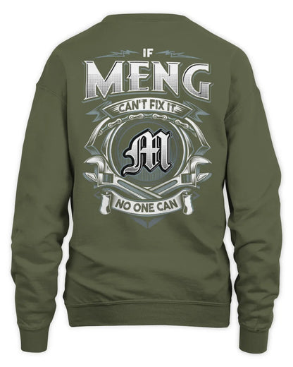 MENG AP81-K4-626 - Personalized Ahmed Quote Apparel “If Ahmed Can't Fix It, No One Can” - Unisex Sweatshirt - Military Green