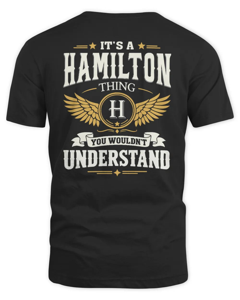 HAMILTON KT06-M008 It’s a [NAME] Thing – You Wouldn’t Understand | Personalized Vintage T-Shirt - Unisex Standard T-Shirt - Black