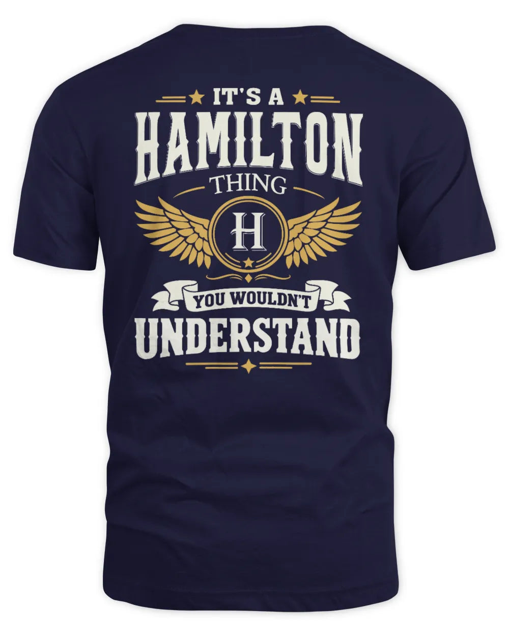 HAMILTON KT06-M008 It’s a [NAME] Thing – You Wouldn’t Understand | Personalized Vintage T-Shirt - Unisex Standard T-Shirt - Navy