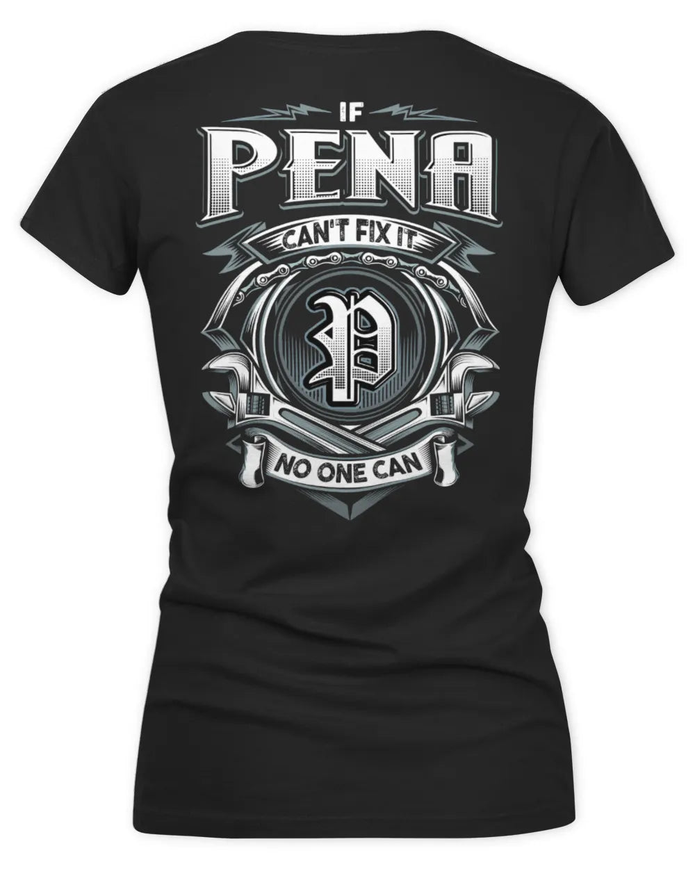 PENA AP81-K4-626 - Personalized Ahmed Quote Apparel “If Ahmed Can't Fix It, No One Can” - Women's V-Neck T-Shirt - Black