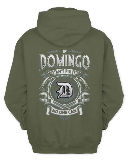 DOMINGO AP81-K4-626 - Personalized Ahmed Quote Apparel “If Ahmed Can't Fix It, No One Can” - Unisex Hoodie - Military Green