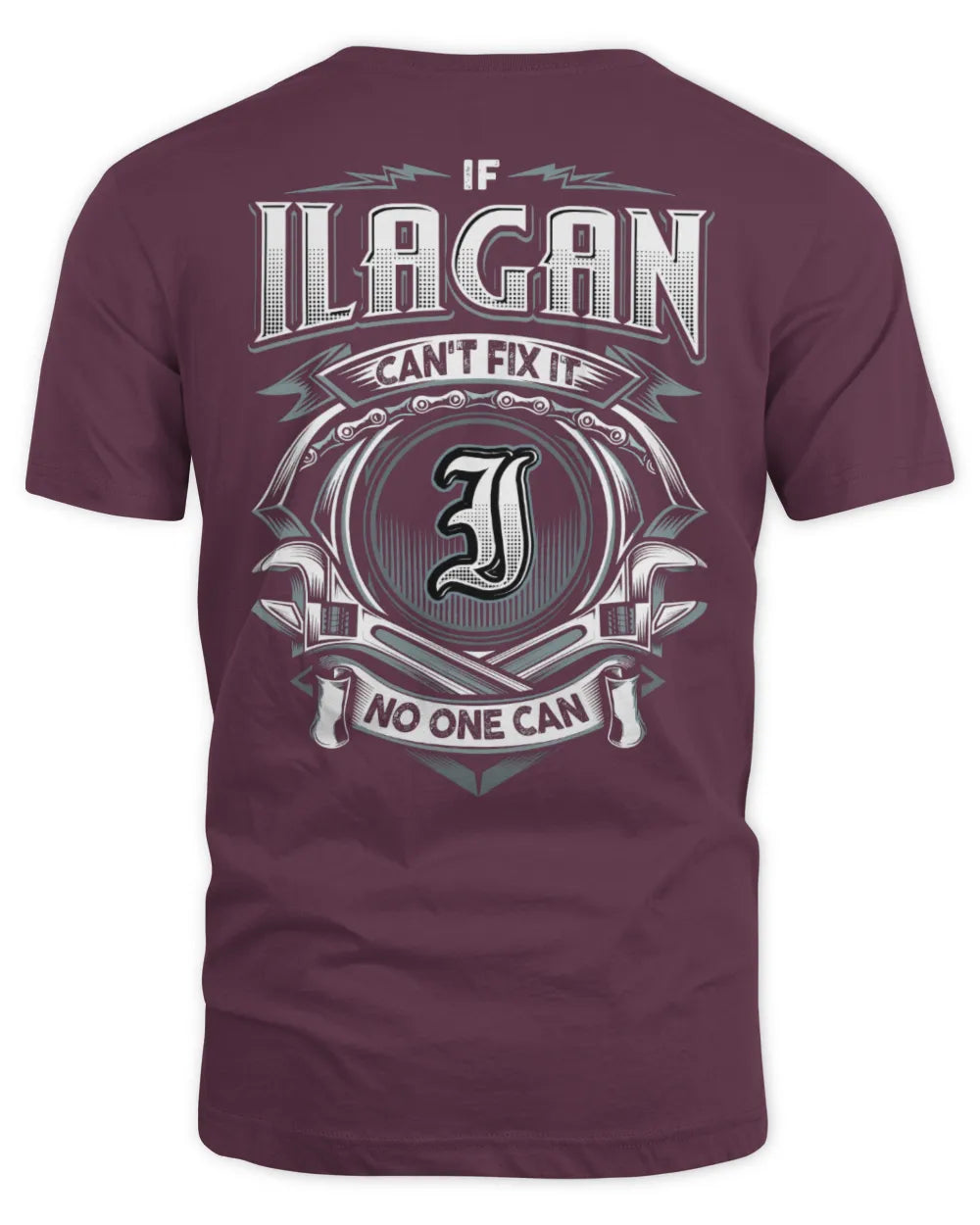 ILAGAN AP81-K4-626 - Personalized Ahmed Quote Apparel “If Ahmed Can't Fix It, No One Can” - Unisex Standard T-Shirt - Maroon