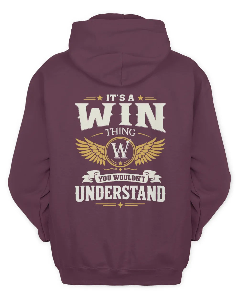 WIN KT06-M008 It’s a [NAME] Thing – You Wouldn’t Understand | Personalized Vintage T-Shirt - Unisex Hoodie - Maroon