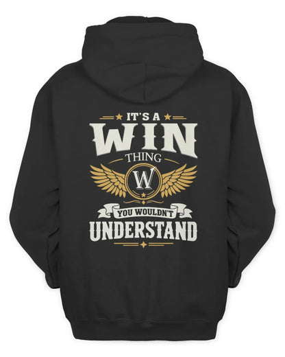 WIN KT06-M008 It’s a [NAME] Thing – You Wouldn’t Understand | Personalized Vintage T-Shirt - Unisex Hoodie - Black