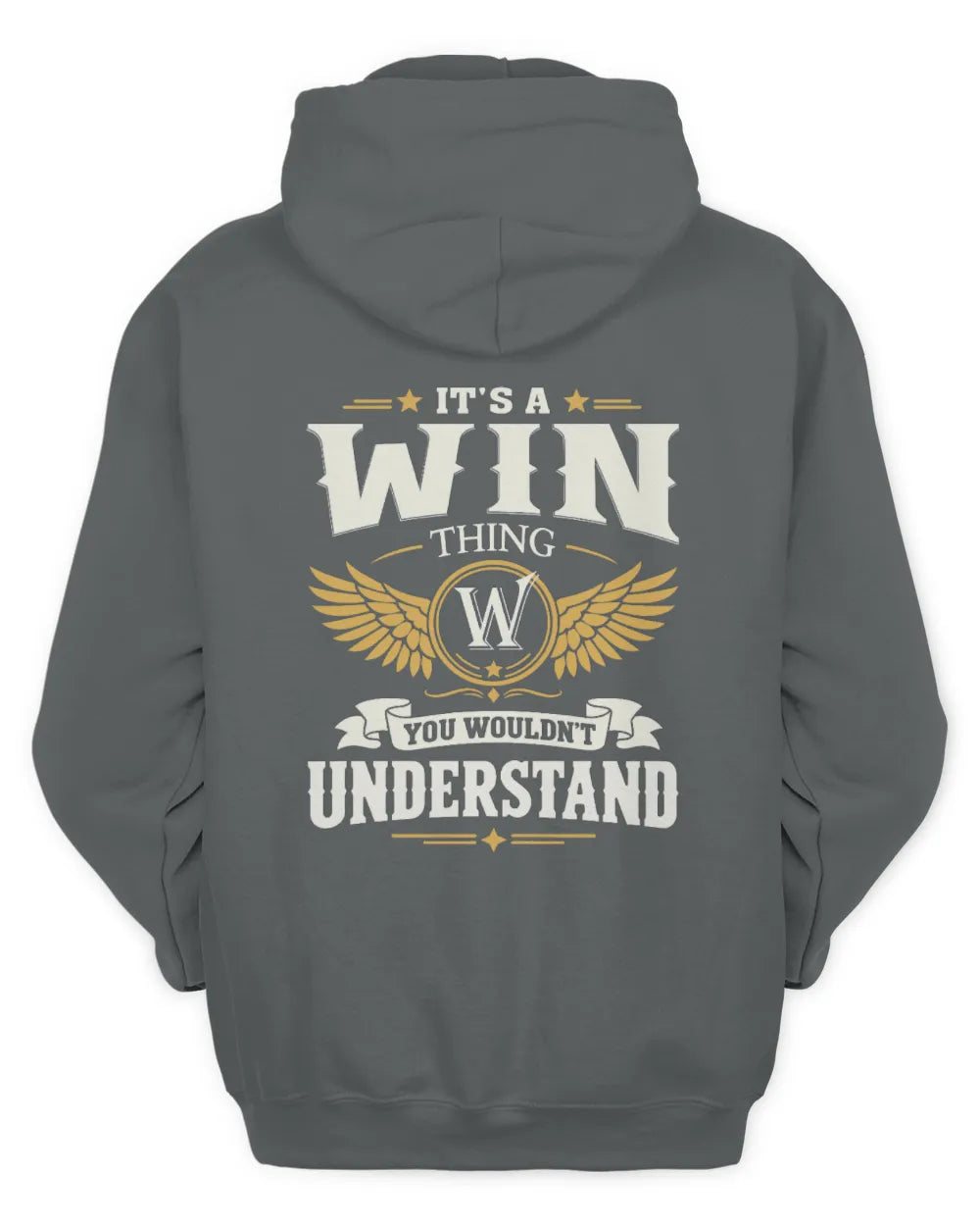 WIN KT06-M008 It’s a [NAME] Thing – You Wouldn’t Understand | Personalized Vintage T-Shirt - Unisex Hoodie - Charcoal