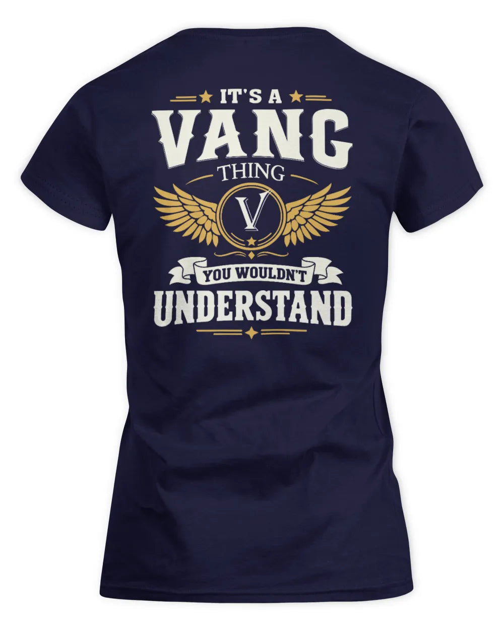 VANG KT06-M008 It’s a [NAME] Thing – You Wouldn’t Understand | Personalized Vintage T-Shirt - Women's Standard T-Shirt - Navy