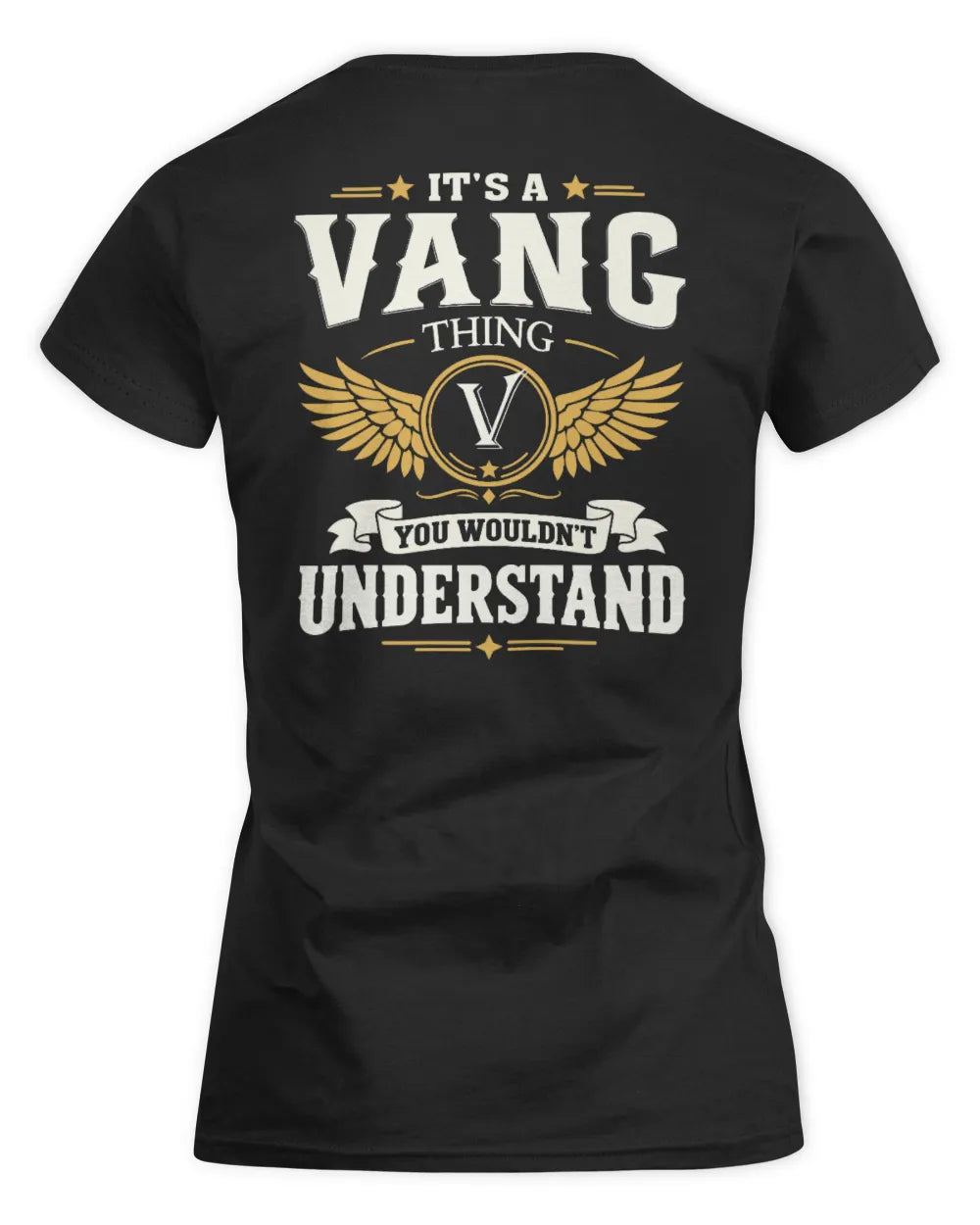 VANG KT06-M008 It’s a [NAME] Thing – You Wouldn’t Understand | Personalized Vintage T-Shirt - Women's Standard T-Shirt - Black