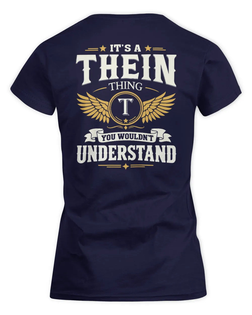 THEIN KT06-M008 It’s a [NAME] Thing – You Wouldn’t Understand | Personalized Vintage T-Shirt - Women's Standard T-Shirt - Navy