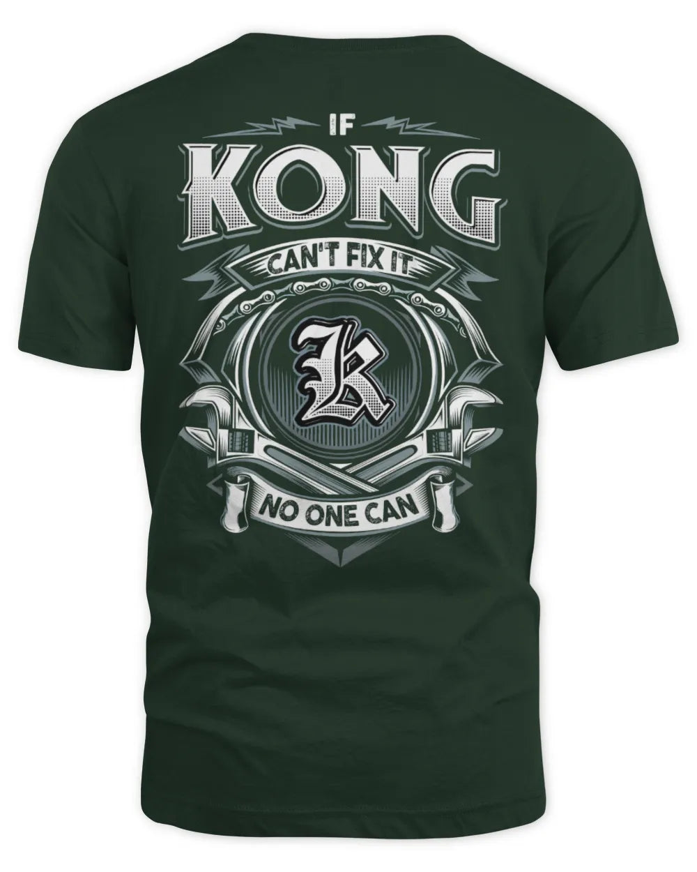 KONG AP81-K4-626 - Personalized Ahmed Quote Apparel “If Ahmed Can't Fix It, No One Can” - Unisex Standard T-Shirt - Forest Green