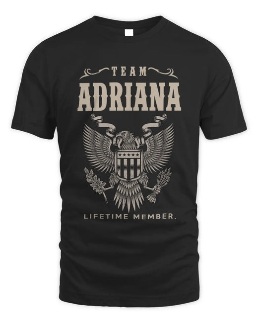 ADRIANA TP06-K82 – Personalized Classic Style Apparel “Team NAME Lifetime Member”