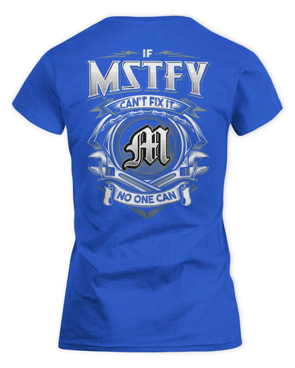 MSTFY AP81-K4-626 - Personalized Ahmed Quote Apparel “If Ahmed Can't Fix It, No One Can” - Women's Standard T-Shirt - Royal