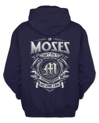 MOSES AP81-K4-626 - Personalized Ahmed Quote Apparel “If Ahmed Can't Fix It, No One Can” - Unisex Hoodie - Navy