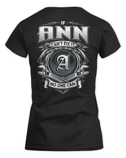 ANN AP81-K4-626 - Personalized Ahmed Quote Apparel “If Ahmed Can't Fix It, No One Can” - Women's Standard T-Shirt - Black