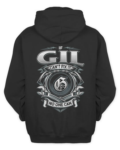GIL AP81-K4-626 - Personalized Ahmed Quote Apparel “If Ahmed Can't Fix It, No One Can” - Unisex Hoodie - Black