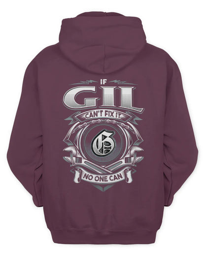 GIL AP81-K4-626 - Personalized Ahmed Quote Apparel “If Ahmed Can't Fix It, No One Can” - Unisex Hoodie - Maroon