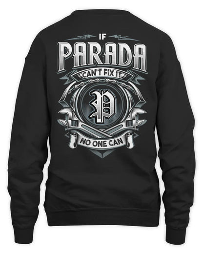 PARADA AP81-K4-626 - Personalized Ahmed Quote Apparel “If Ahmed Can't Fix It, No One Can” - Unisex Sweatshirt - Black