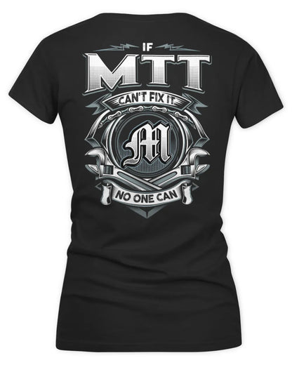 MTT AP81-K4-626 - Personalized Ahmed Quote Apparel “If Ahmed Can't Fix It, No One Can” - Women's V-Neck T-Shirt - Black