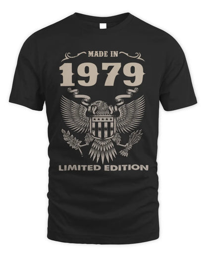 1979 HH89-K2 – Classic Birth Year Limited Edition T-Shirt - Unisex Standard T-Shirt - Black