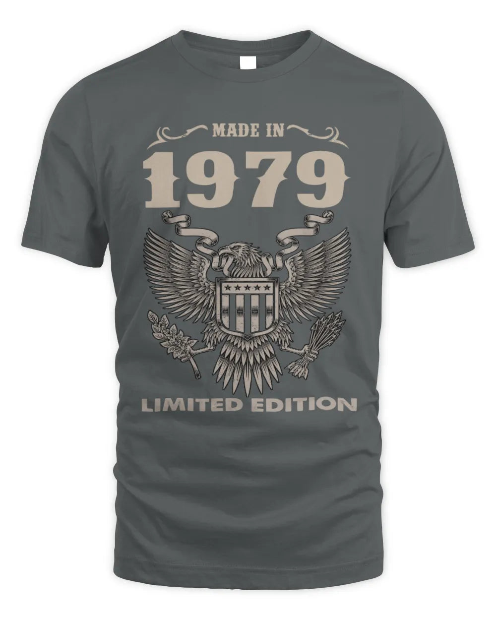 1979 HH89-K2 – Classic Birth Year Limited Edition T-Shirt - Unisex Standard T-Shirt - Charcoal