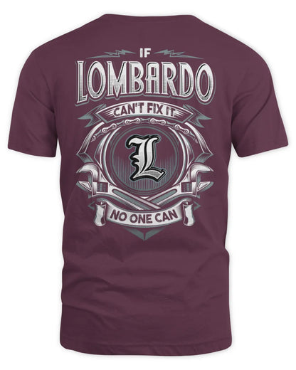 LOMBARDO AP81-K4-626 - Personalized Ahmed Quote Apparel “If Ahmed Can't Fix It, No One Can” - Unisex Standard T-Shirt - Maroon