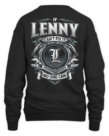 LENNY AP81-K4-626 - Personalized Ahmed Quote Apparel “If Ahmed Can't Fix It, No One Can” - Unisex Sweatshirt - Black