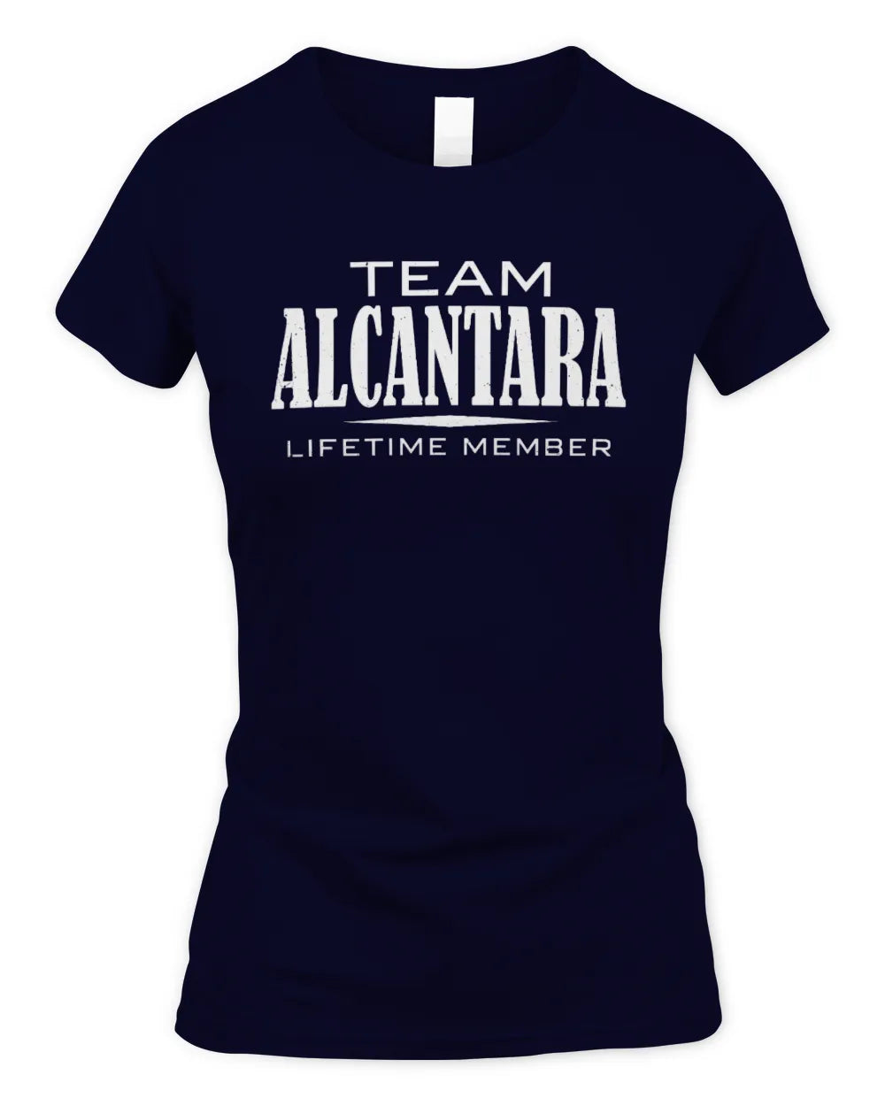 ALCANTARA BL62-K4-128 - Personalized “Team NAME Lifetime Member” - Women's Standard T-Shirt - Navy