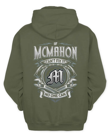 MCMAHON AP81-K4-626 - Personalized Ahmed Quote Apparel “If Ahmed Can't Fix It, No One Can” - Unisex Hoodie - Military Green
