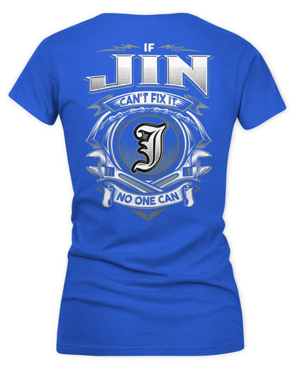JIN AP81-K4-626 - Personalized Ahmed Quote Apparel “If Ahmed Can't Fix It, No One Can” - Women's V-Neck T-Shirt - Royal