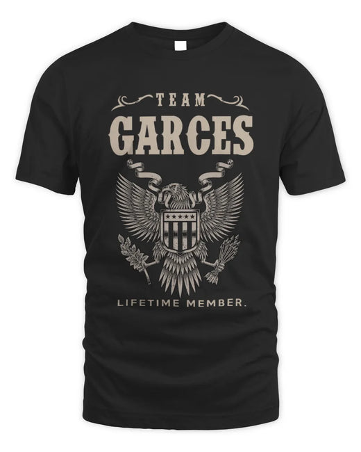 GARCES TP06-K82 – Personalized Classic Style Apparel “Team NAME Lifetime Member”