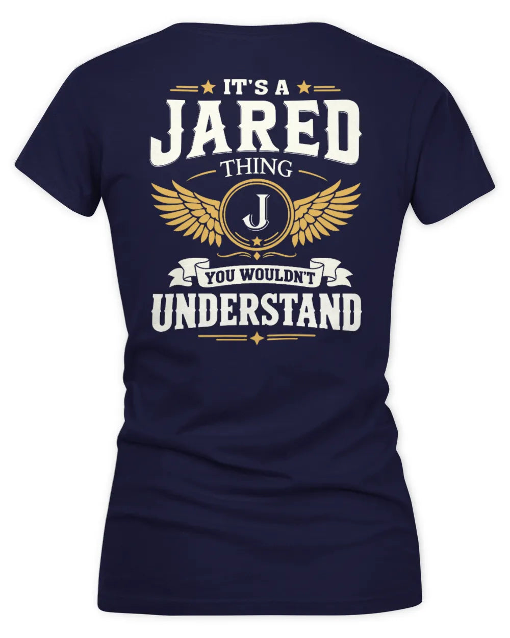 JARED KT06-M008 It’s a [NAME] Thing – You Wouldn’t Understand | Personalized Vintage T-Shirt - Women's V-Neck T-Shirt - Navy