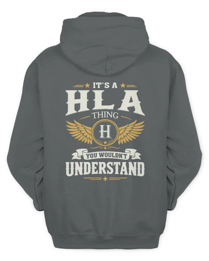HLA KT06-M008 It’s a [NAME] Thing – You Wouldn’t Understand | Personalized Vintage T-Shirt - Unisex Hoodie - Charcoal
