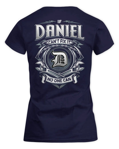 DANIEL AP81-K4-626 - Personalized Ahmed Quote Apparel “If Ahmed Can't Fix It, No One Can” - Women's Standard T-Shirt - Navy