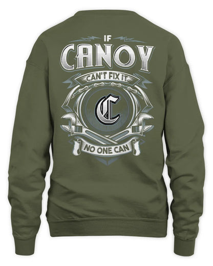CANOY AP81-K4-626 - Personalized Ahmed Quote Apparel “If Ahmed Can't Fix It, No One Can” - Unisex Sweatshirt - Military Green