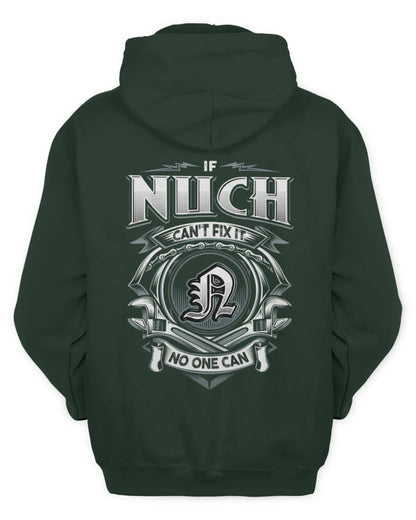 NUCH AP81-K4-626 - Personalized Ahmed Quote Apparel “If Ahmed Can't Fix It, No One Can” - Unisex Hoodie - Forest Green