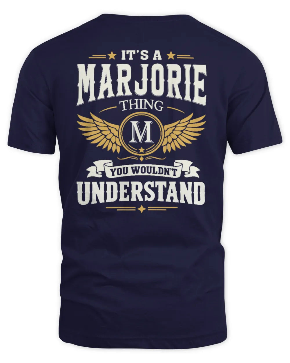 MARJORIE KT06-M008 It’s a [NAME] Thing – You Wouldn’t Understand | Personalized Vintage T-Shirt - Unisex Standard T-Shirt - Navy