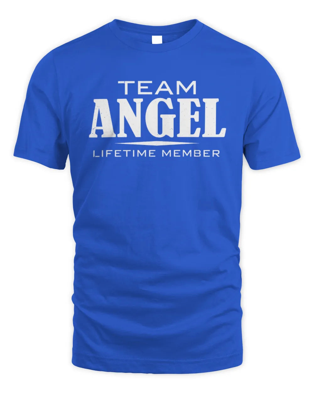 ANGEL BL62-K4-128 - Personalized “Team NAME Lifetime Member” - Unisex Standard T-Shirt - Royal